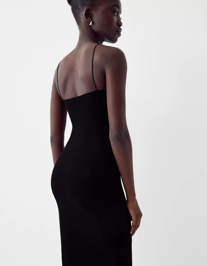 Ponte di Roma midi dress with straps