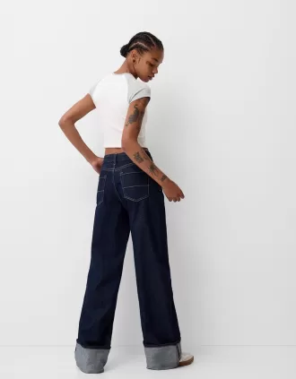 Printed T-shirt with short raglan sleeves