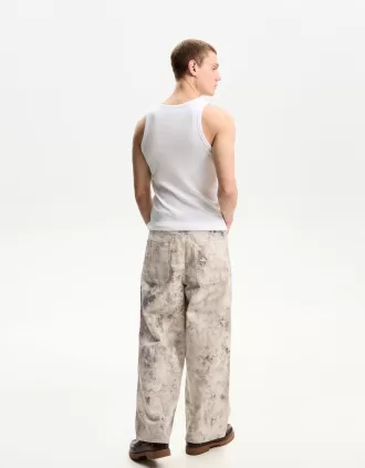 Printed balloon pants