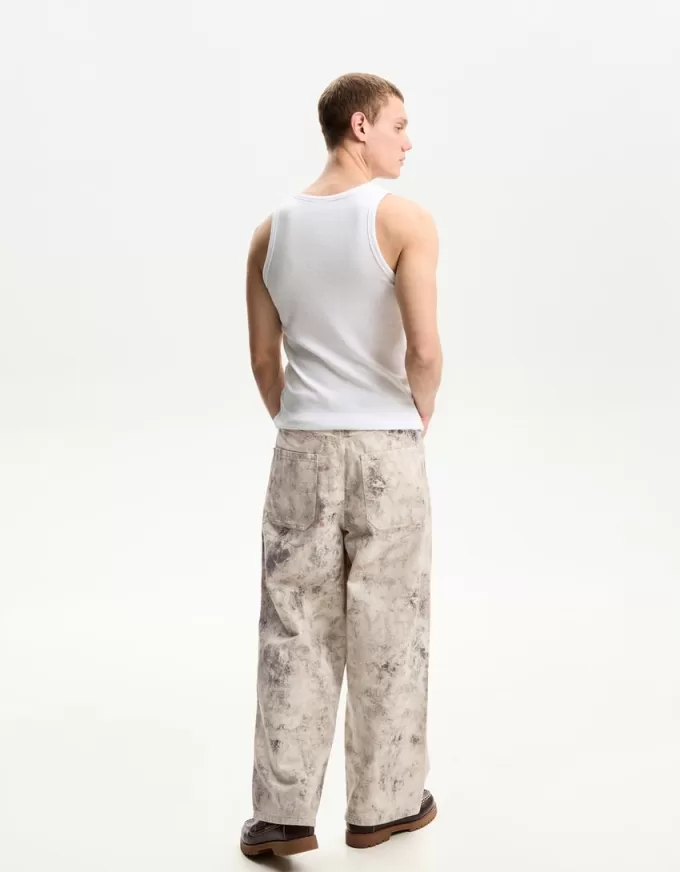 Printed balloon pants