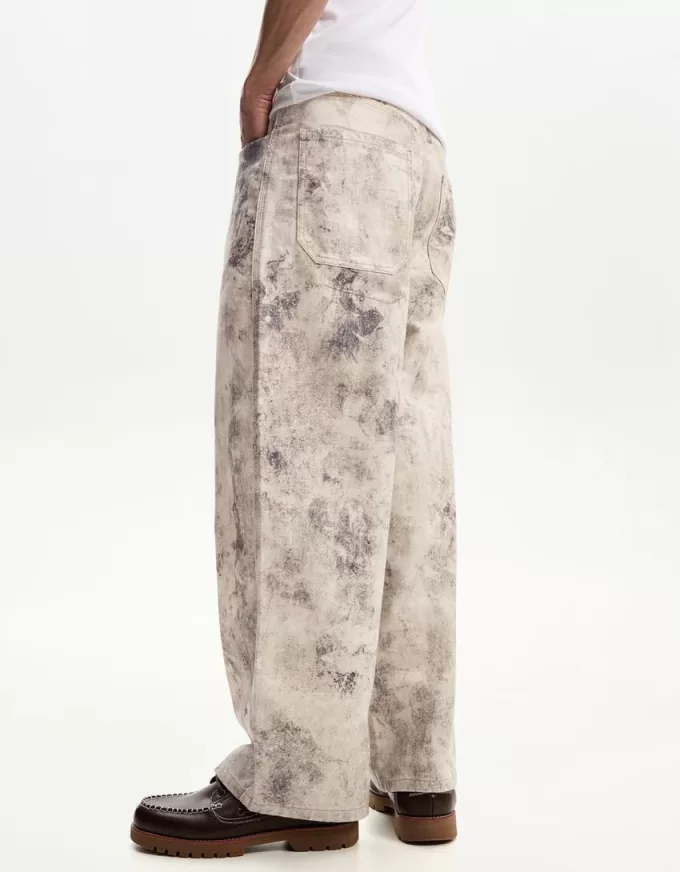 Printed balloon pants