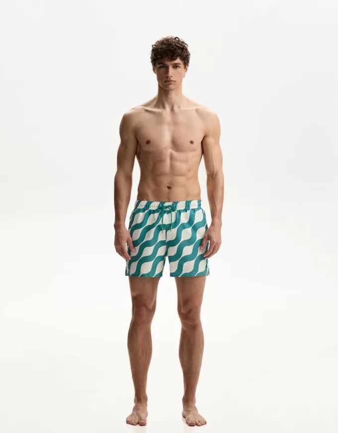 Printed board shorts