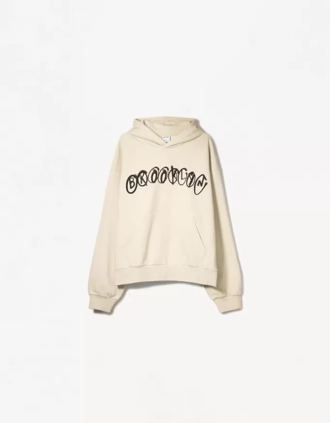 Printed boxy fit hoodie Printed boxy fit hoodie