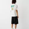 Printed boxy-fit short sleeve T-shirt