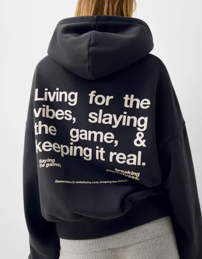 Printed hoodie