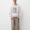 Printed oversize hoodie