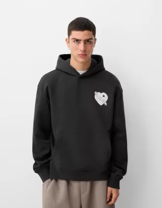 Printed oversize hoodie