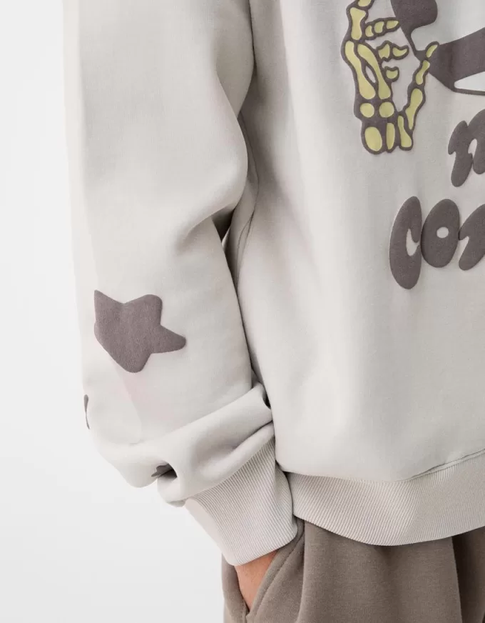 Printed oversize hoodie