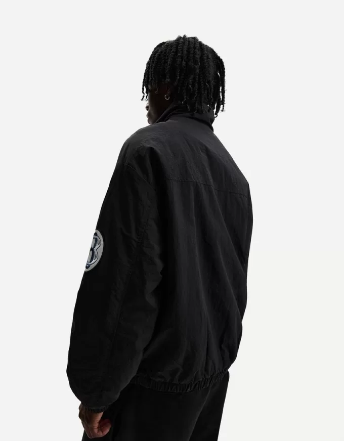 Printed puffer jacket