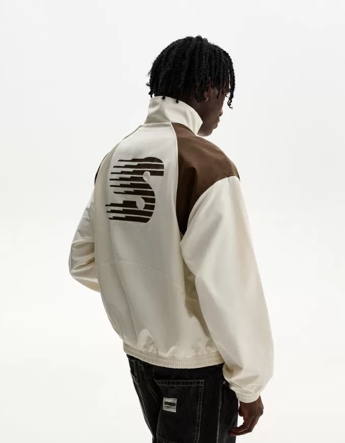 Printed technical jacket