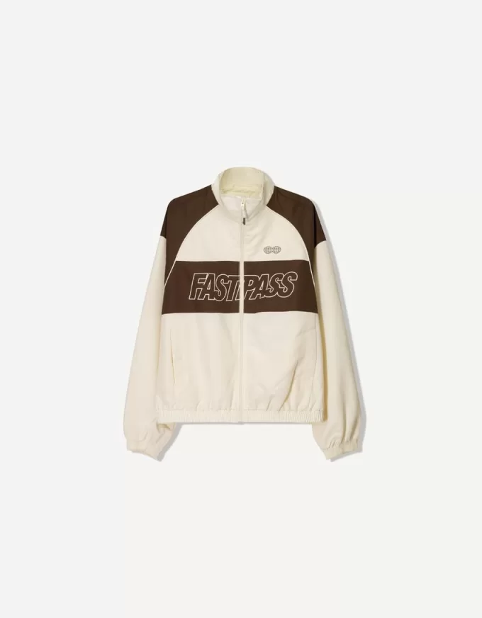 Printed technical jacket