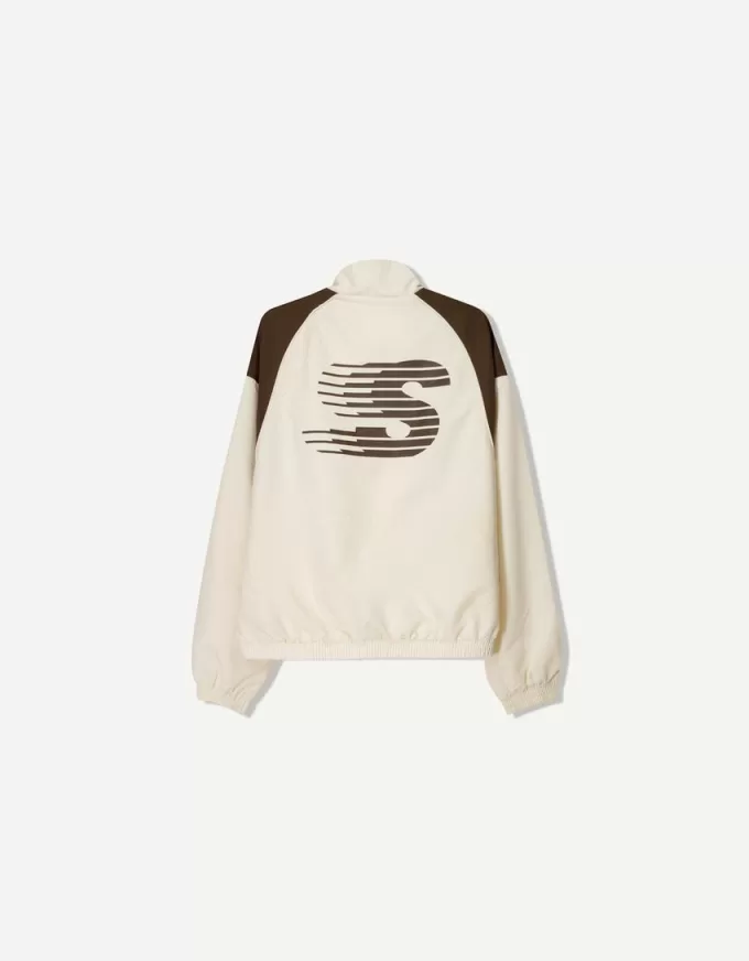 Printed technical jacket