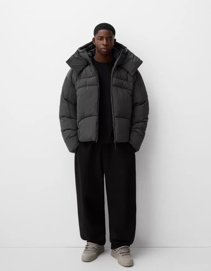 Puffer jacket with hood Puffer jacket with hood