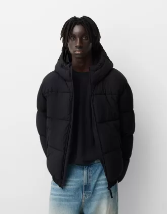 Puffer jacket with hood
