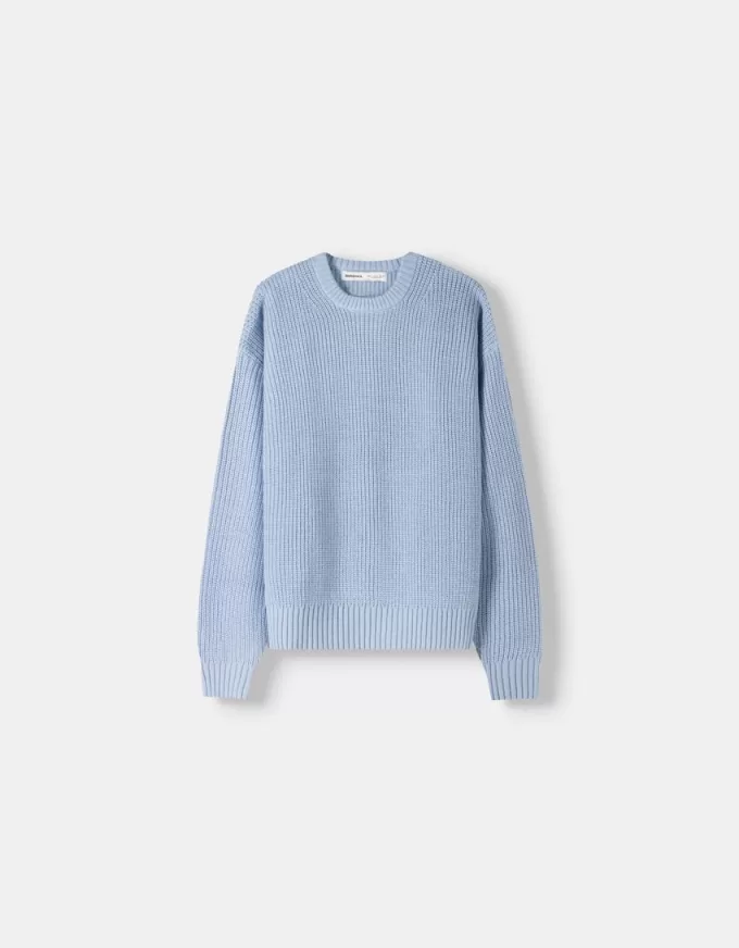 Purl knit sweater Purl knit sweater