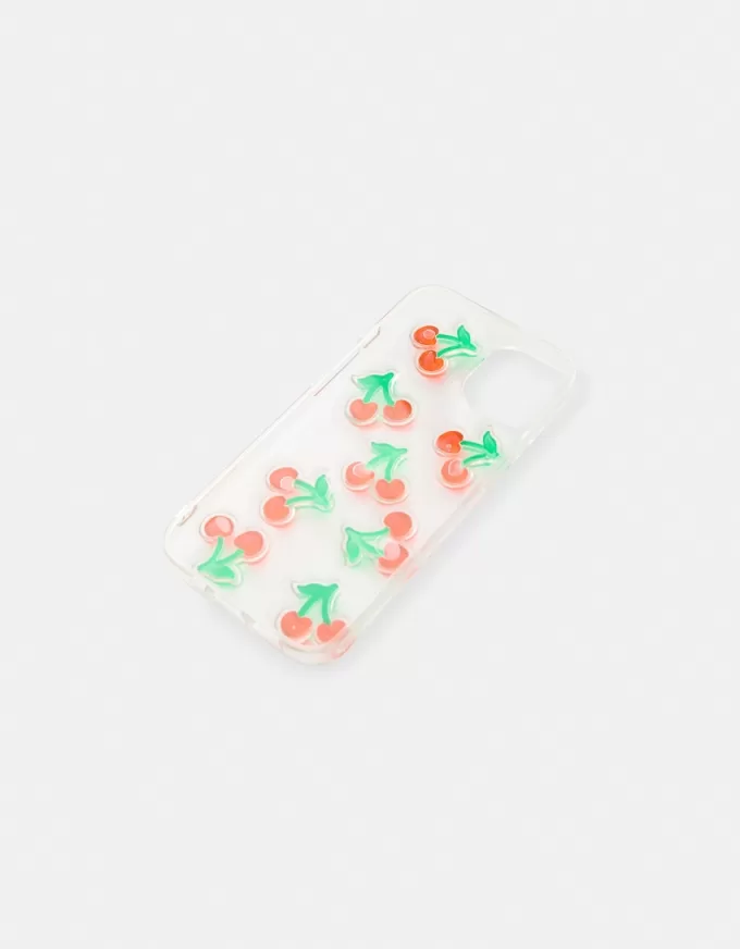 Raised cherry cell phone case