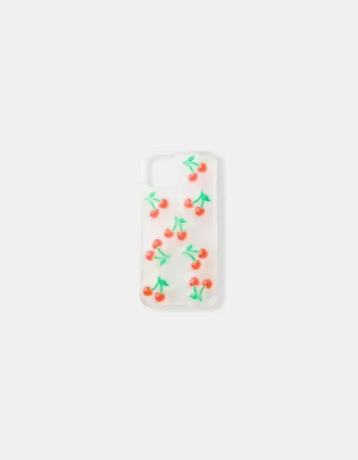 Raised cherry cell phone case