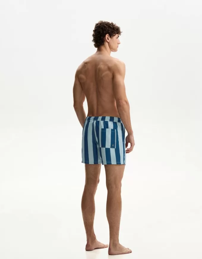 Regular board shorts with print