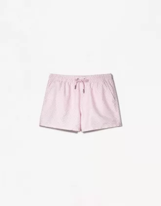 Regular board shorts with print