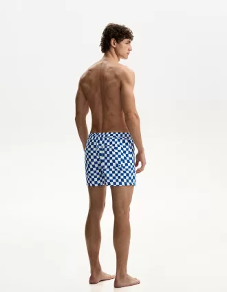 Regular board shorts with print