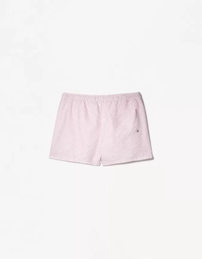 Regular board shorts with print