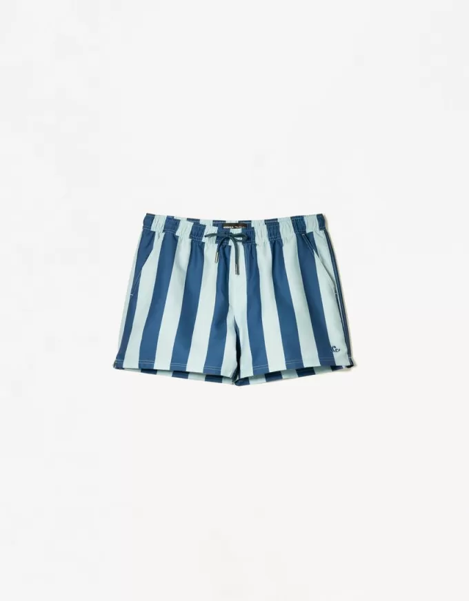 Regular board shorts with print