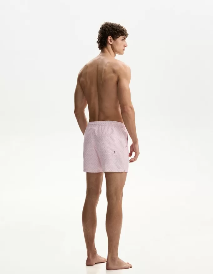 Regular board shorts with print