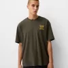Relaxed fit short sleeve embroidered T-shirt Relaxed fit short sleeve embroidered T-shirt
