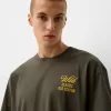 Relaxed fit short sleeve embroidered T-shirt Relaxed fit short sleeve embroidered T-shirt