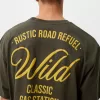 Relaxed fit short sleeve embroidered T-shirt Relaxed fit short sleeve embroidered T-shirt