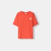 Relaxed fit short sleeve embroidered T-shirt Relaxed fit short sleeve embroidered T-shirt