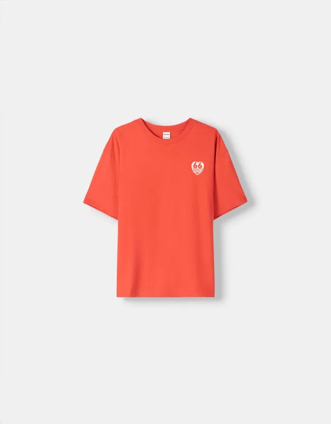 Relaxed fit short sleeve embroidered T-shirt Relaxed fit short sleeve embroidered T-shirt