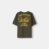 Relaxed fit short sleeve embroidered T-shirt Relaxed fit short sleeve embroidered T-shirt