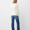 Relaxed straight-fit high-waist jeans
