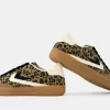 Retro animal print sneakers