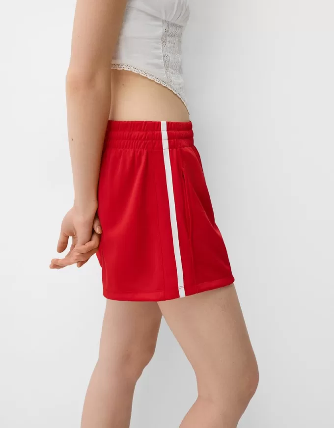 Retro shorts with side stripe Retro shorts with side stripe