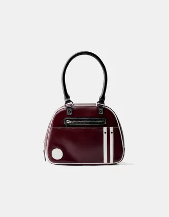 Retro sporty bowling bag