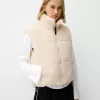 Reversible faux shearling vest