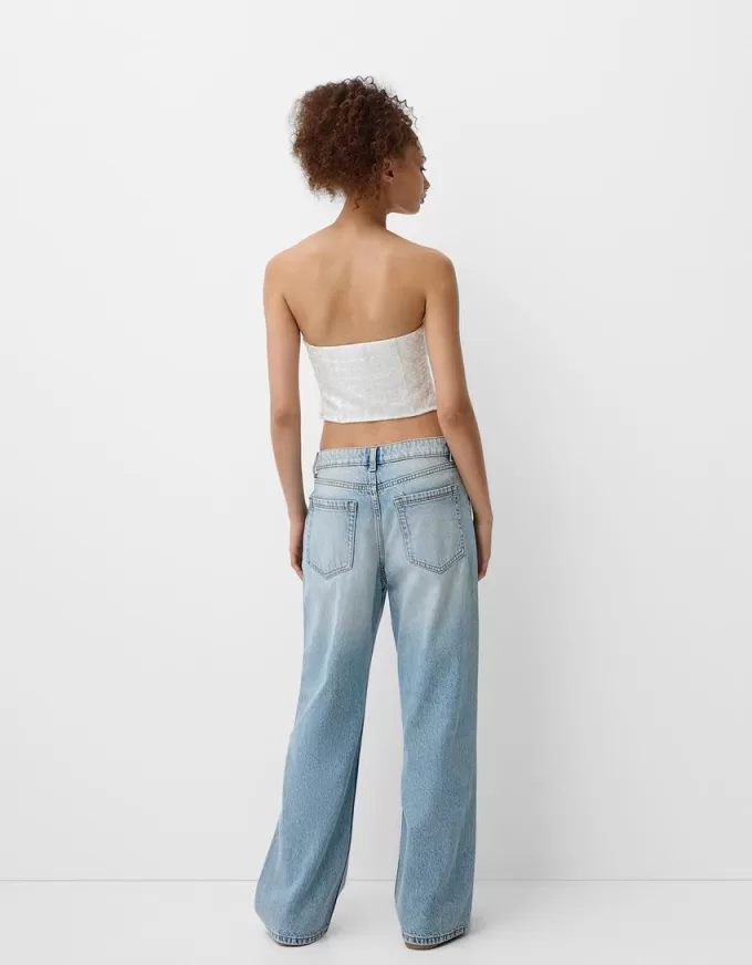 Rhinestone bandeau top