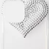 Rhinestone heart iPhone case