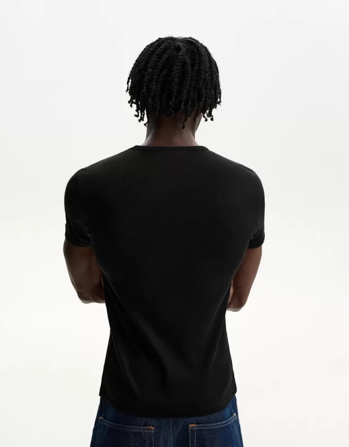 Ribbed short sleeve T-shirt Ribbed short sleeve T-shirt