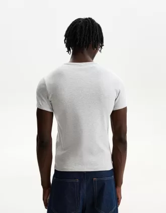 Ribbed short sleeve T-shirt