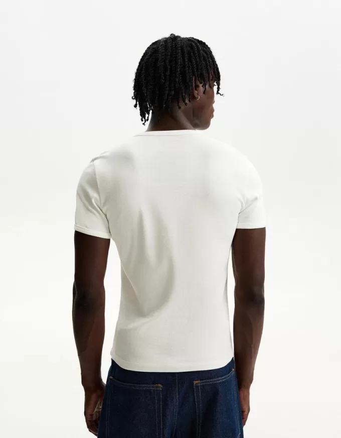 Ribbed short sleeve T-shirt Ribbed short sleeve T-shirt