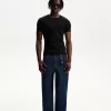 Ribbed short sleeve T-shirt Ribbed short sleeve T-shirt
