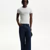 Ribbed short sleeve T-shirt Ribbed short sleeve T-shirt