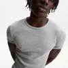 Ribbed short sleeve T-shirt Ribbed short sleeve T-shirt