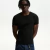 Ribbed short sleeve T-shirt Ribbed short sleeve T-shirt