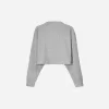 Ribbed soft touch high neck sweater