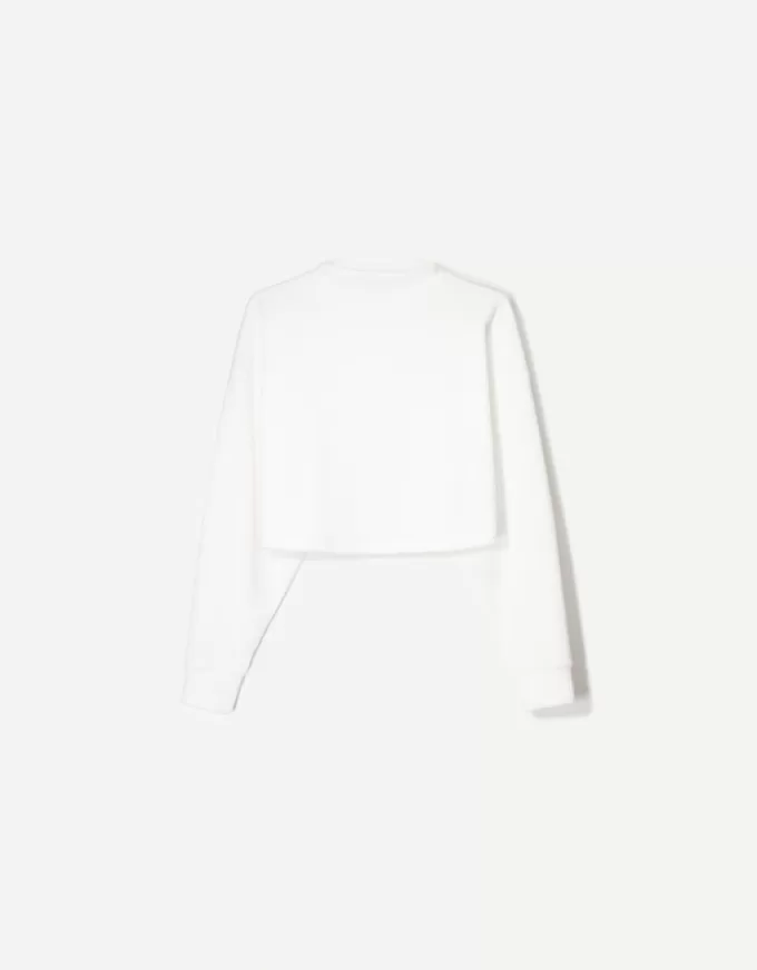 Ribbed soft touch high neck sweater