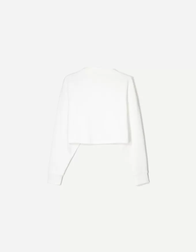 Ribbed soft touch high neck sweater